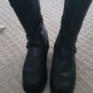Harley Davidson Black Leather Boots
